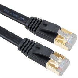 弗吉凱柏F01908電腦七類網線 8米黑色成品線材評測與選購指南